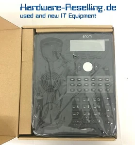 Snom D725 Téléphone IP Noir Filaire Sip Sraps Vlan Poe - Afbeelding 1 van 3