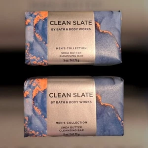 Set Of 2 5oz Clean Slate Soap Cleansing Bar 5 oz Bath & Body Works Shea Butter - Picture 1 of 1