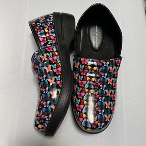 Marilyn Monroe MEDICHIC Butterflies Nursing Work Shoe Clog Women's 10, Clean! - Picture 1 of 7