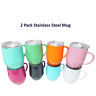 Congela 22oz 2Pack stainless steel insulated coffee mugs with 