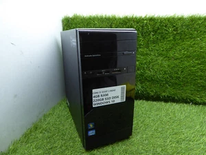 HP MT PC 600B I3 3220T 4GB 220GB SSD Windows 10 Desktop TOWER AFFORDABLE FAST - Picture 1 of 2