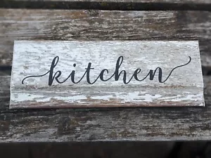 Hand painted wood sign from repurposed barn wood for home decor or gift - Picture 1 of 1