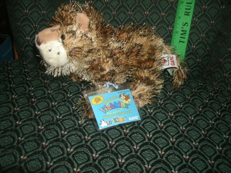 GANZ Webkinz Lil' Kinz Leopard Plush Toy 7" Stuffed Animal HS031 W/ Code