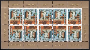 Latvia mint sheet - Europa CEPT 1997 - Picture 1 of 1
