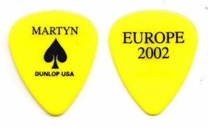 Jane's Addiction Martyn LeNoble Signature Yellow Guitar Pick - 2002 Europe Tour - Picture 1 of 1