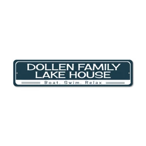 Customized Boat, Swim, Relax Lake House Sign - Picture 1 of 4