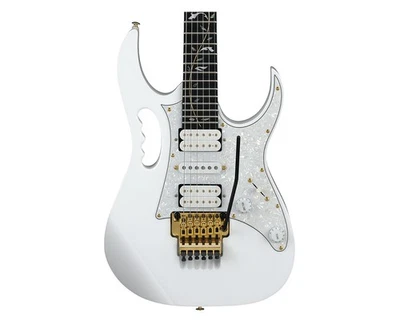 Used Ibanez JEM7VPWH Steve Vai Signature Guitar - White - Image 1 of 4