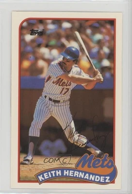 1989 Topps/LJN Baseball Talk Keith Hernandez #48 - Image 1 of 2