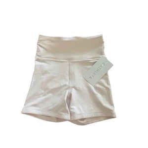Athleta Pacesetter 4" Shortie XXS pink PowerMove Mini Shorts neu mit Etikett - Bild 1 von 4