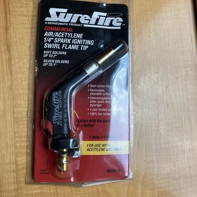 SureFire Commercial Air/Acetylene 1/4” Spark Igniting Swirl Flame Tip AA1001S - Image 1 of 4