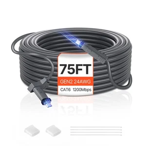 VEVOR Câble Starlink Gen 2, Rallonge 75 Pieds pour Standard Génération 2 - Photo 1/12