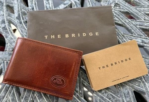 The Bridge Firenze 1969 braun Leder handgefertigt Herren Geldbörse klein nicht mehr produziert - Bild 1 von 9