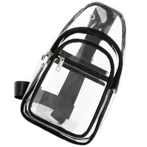  Clear Small Sling Bag Clear Purse Bag Clear Chest Bag Portable Crossbody Bag - Picture 1 of 12