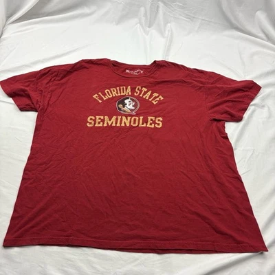 Camiseta Colegial The Victory Para Hombres Florida State Seminoles Roja Algodón XXXL Foto 1 de 4