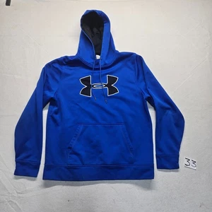 Felpa Under Armour Blu Atletica con Cappuccio Adulto Uomo Taglia M Medium - Foto 1 di 7