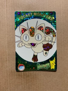Meowth 337 - Vending Machine Prism Card - Holo Pokemon Sticker - NM - Picture 1 of 2