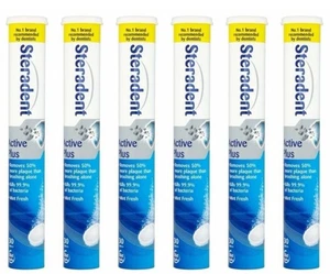 Steradent Active Plus Denture Daily Cleaner 30 Tabletten x 6 - Bild 1 von 2