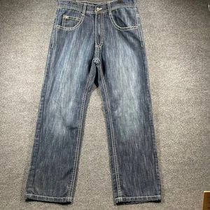 VTG Southpole 4180 Y2K Jeans Men's 32X30 Blue Denim Baggy Grunge Hip Hop READ - Picture 1 of 12