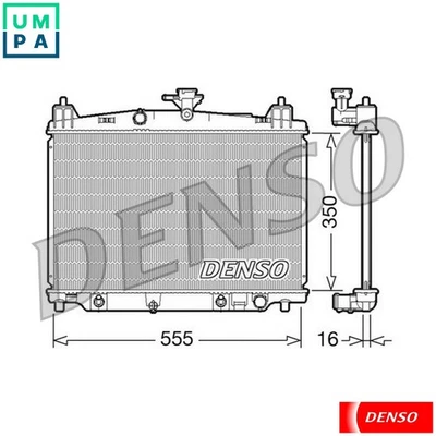 RADIATOR ENGINE COOLING DRM44018 FOR MAZDA ZJ-VE/ZJ46 1.3L ZY66/ZY05/ZY84 1.5L - Image 1 of 4