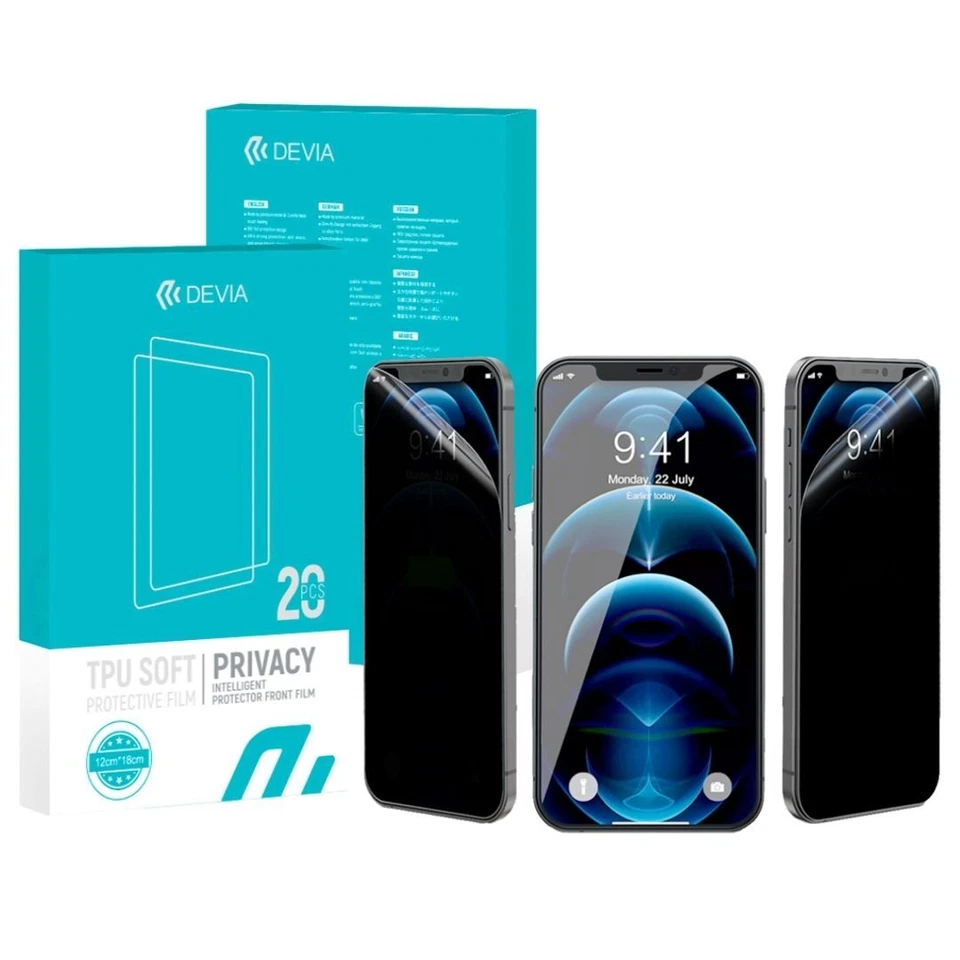 Intelligent Tpu Soft Privacy Screen Protector, Hydrogel Film for iphones - Image 1 of 2