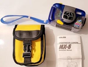Sea & Sea MX-5 35mm Underwater Film Camera Flash w/ Case &Manual Film Tested - Picture 1 of 8