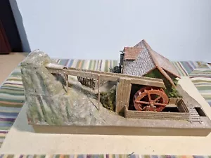 Ho Trains Faller B-225 Watermill , 60s #225 No Pump Weathered Look. - Picture 1 of 9