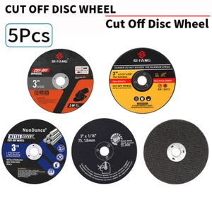 Disco de corte de metal de resina de 5 piezas muelas abrasivas de 75 mm para herramientas de amoladora angular - Imagen 1 de 6