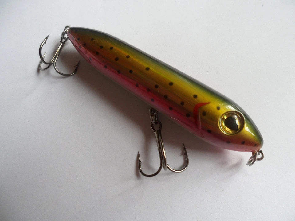 Leurre pêche surface mer riviere pencil 9cm 12,5g couleur Trout truite - Photo 1/1