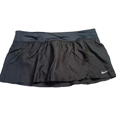 Nike Swim Essential Solid Boardskirt Women's XL XLarge Black NESS8203 - Image 1 of 4