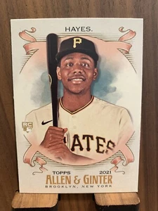 KE’BRYAN HAYES 2021 TOPPS ALLEN & GINTER #39 ROOKIE - Picture 1 of 2
