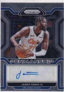 2021-22 Panini Prizm NBA Basketball No. PM-JEN James Ennis Auto Penmanship - Picture 1 of 2