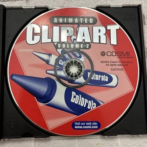 Animated Clip Art Volume 2 PC CD-ROM Cosmi 2003 - Picture 1 of 1