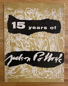 1955 Jackson Pollock Last Art Show Program Before Untimely Death Sidney Janis - Picture 1 of 15