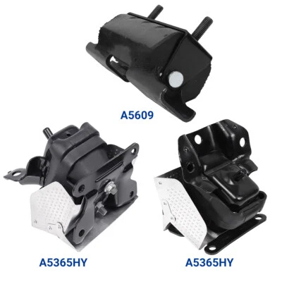 Juego de 3 soportes de motor y transmisión para Chevrolet Suburban 1500 5,3 L 2007-2013 A2638 A5365 Foto 1 de 4