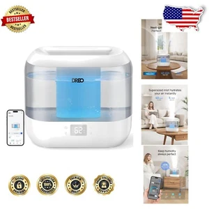 Quiet Ultrasonic 4L Humidifier with Nightlight & App Control for Large Rooms - Picture 1 of 11