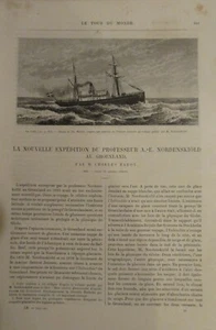 VOYAGE XIX éme EXPÉDITION GROENLAND PROFESSEUR NORDENSKIOLD 1883 RÉCIT COMPLET - Picture 1 of 5