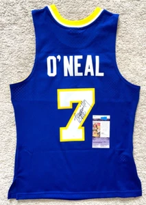 JERMAINE O'NEAL SIGNED INDIANA PACERS SWINGMAN NBA JERSEY MITCHELL NESS JSA ! - Picture 1 of 3