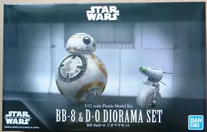 Bandai BB-8 & D-O Set 1/12 Scale Plastic Model Kit Star Wars Rise of Skywalker - Picture 1 of 2