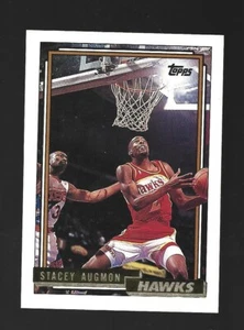 1992-93 Topps GOLD INSERT #97 Stacey Augmon Atlanta Hawks Basketball UNLV Card - Bild 1 von 2