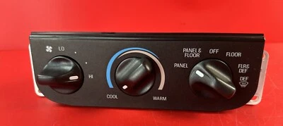 Ford F250 F350 2000-2004 control de calefacción 2001 2002 2003 2004 negro OEM Foto 1 de 4