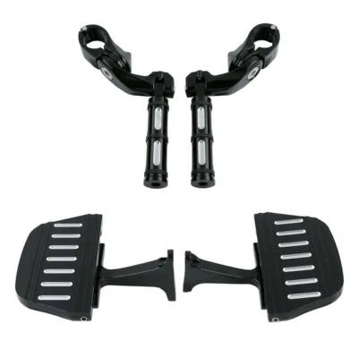 estriberas traseras para pasajeros estriberas de carretera aptas para Harley Road Glide 1993-up Foto 1 de 4