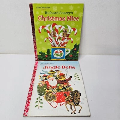 Richard Scarry's Christmas Mice - Jingle Bells Little Golden Book - Image 1 of 4