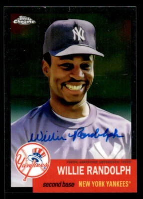 Willie Randolph 2022 Topps Chrome Platinum Anniversary #CPA-WR Autographs - Image 1 of 2