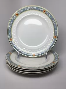 Antik JOHNSON BROS ""EUNICE"" 5er Set SALATTELLER 7 1/8" - Goldbesatz, geprägt - Bild 1 von 5