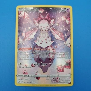 2023 Pokemon TCG Diancie GG13/GG70 Crown Zenith Full Art Holo Card - Picture 1 of 7