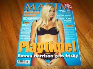 JUNE 1998 MAXIM UK EXCELLENT CONDITION VERY RARE EMMA HARRISON COVER! - Picture 1 of 1