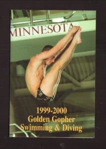 Calendario de natación y buceo Minnesota Golden Gophers 1999-00 Wallace Carlson - Imagen 1 de 2
