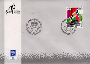 Noruega 1992 2015, NK 1154, Canc. día de emisión, Juegos Olímpicos de Lillehammer. - Imagen 1 de 1