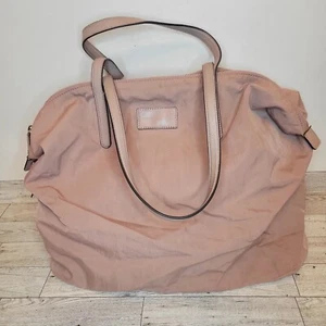 Rebecca Minkoff Washed Nylon Tote Vintage Pink Women Shoulder Bag - Stained - Picture 1 of 18