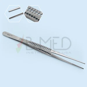 Debakey Vascular Tissue Forceps 8" 2mm Atraumatic Jaws Cardiovascular - Bild 1 von 4
